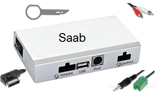 Saab Router Saab adapters, kabels en accessoires voor o.a. bluetooth aux usb sd.