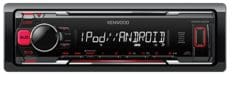 Kenwood Bluetooth autoradio inclusief usb, aux & gratis microfoon
