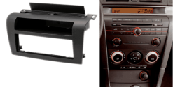 1-din inbouwframe / paneel MAZDA (3) 2004-2008; Axela 2006-2008 w/pocket
