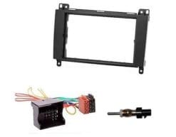 Mercedes vito sprinter 2-din inbouwframe met kabel en antenne kit frame autoradio