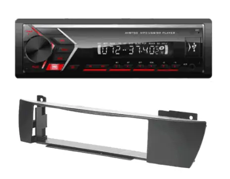 Adaptateur De Façade 1-DIN Compatible Avec BMW 5series (E39) / X5 (E53