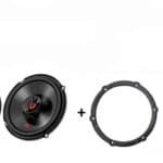 Citroën C1/Toyota Aygo/Peugeot 107  voordeur speakers  Audio upgrade JBL premium 180W / 60Watt RMS + ringen