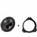 Citroën Berlingo JBL premium voordeur speakers Audio upgrade 180W / 60Watt RMS + ringen