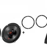 Citroën C3 JBL premium speakers (2002-2016) + Subwoofer 200Watt Audio upgrade  180W / 60Watt RMS + ringen