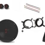 JBL Volvo V70 voordeur (2000-2008) speakers + 200Watt Subwoofer 250W / 50Watt RMS + ringen