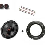 JBL Volkswagen Up (2011-2020) voor deur speakers premium 210W / 70Watt RMS + ringen