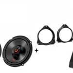 Citroën Berlingo JBL premium voordeur speakers (2008-heden) + Subwoofer 200Watt Audio upgrade 180W / 60Watt RMS + ringen