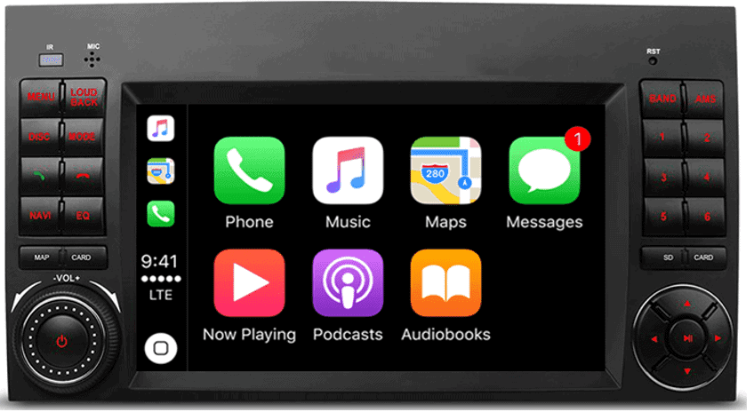 Mercedes Carplay navigatie voor Vito Viana Sprinter A en B klasse.