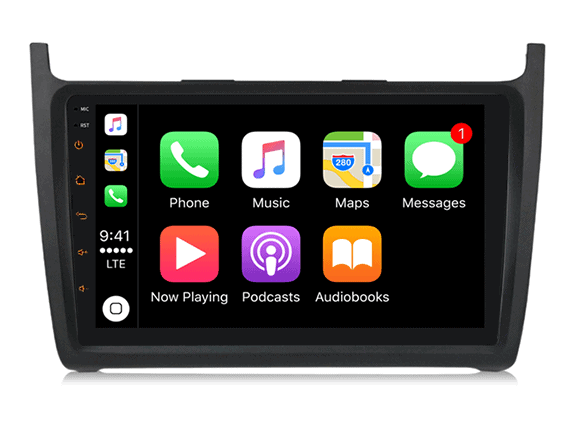 Gluren japon thee Wireless carplay en Android 10 octa core navigatie passend in Volkswagen  Polo 6C | DAB+ | - Audiovolt