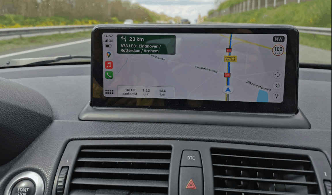 BMW 1-serie E81 t/m E87 Carplay en Android auto navigatie 10.25 inch