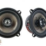 Audio System 130MM 65 watt RMS coaxiaal speaker + adapter kabel carbon-serie (2 stuks)