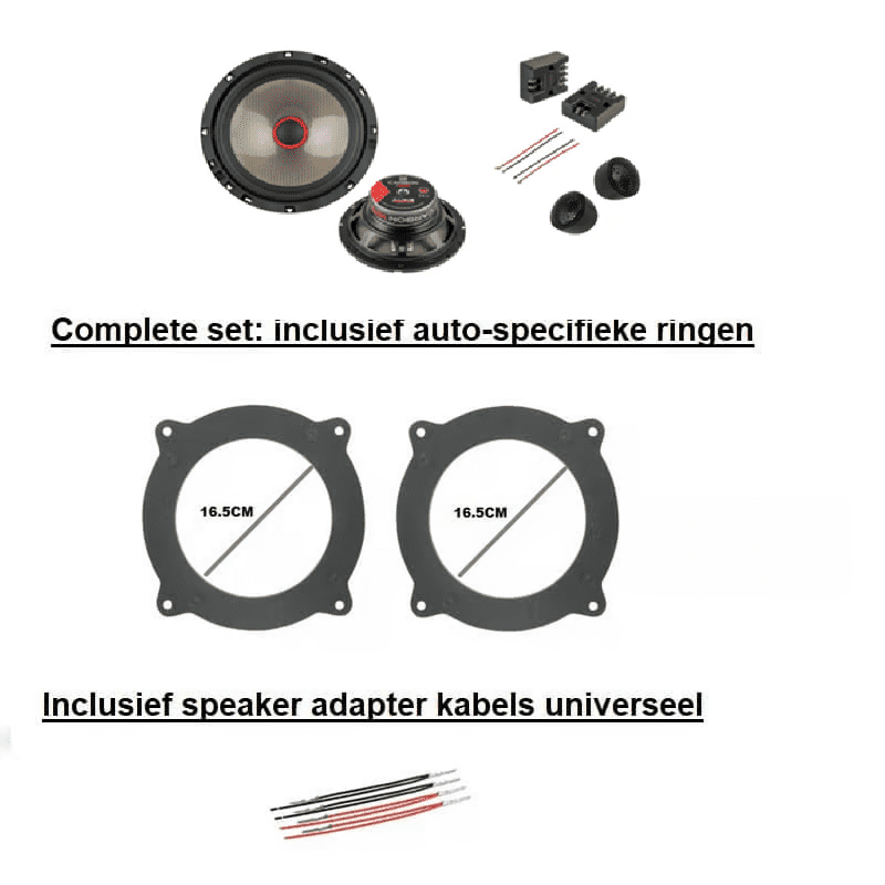 Audio system 130 compo set speaker Vito W639 en Viano Ringen