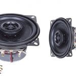 Audio System 100 MM 60 watt RMS coaxiaal speaker + adapter kabel (2 stuks)