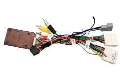 360° camera en normale camera / versterkt audiosysteem kabel set voor Nissan Note en Qashqai 2014-2020