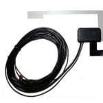 Actieve dab plak antenne met 12V kabel (3 meter)