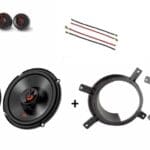 JBL Volvo V70 voordeur speakers (2000-2008) premium 210W / 70Watt RMS + ringen