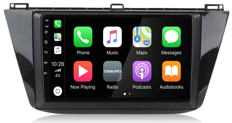 2G 64G Autoradio 2Din Android 13 mit Navi Für VW Passat B6 B7 Golf 5 6 Polo Touran Caddy Jetta