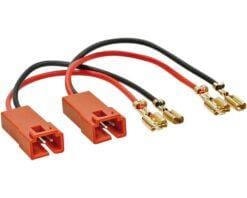 SPEAKER ADAPTER KABEL 2 POLIG FIAT DUCATO - PEUGEOT BOXER - LANCIA YPSILON (2 X)