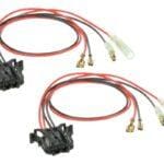 SPEAKER ADAPTER KABEL (2X) MERCEDES BENZ A-KLASSE/ C-KLASSE/ E-KLASSE/ CLK-KLASSE