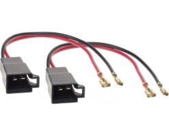 SPEAKER ADAPTER KABEL(2X) DIV.MODELLEN OPEL-RENAULT-SEAT-VW-CITROËN-NISSAN-MERCEDES-DACIA-SKODA-SEAT