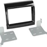 2-DIN PANEEL FIAT DUCATO - CITROËN JUMPER - PEUGEOT BOXER 2014-2022 FACELIFT KLEUR : PIANO ZWART