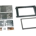 2-DIN PANEEL PORSCHE CAYENNE 2002-2010 - KLEUR: ZWART