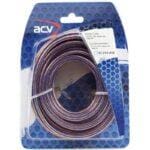 LUIDSPREKER KABEL 2 X 1,50 MM TRANSPARANT BLAUW 10 METER