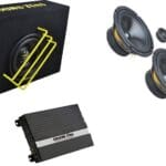 Ground zero pakket Versterker + Compo set + woofer kist