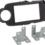 2-DIN PANEEL TOYOTA YARIS 2014- 2019 KLEUR: ZWART
