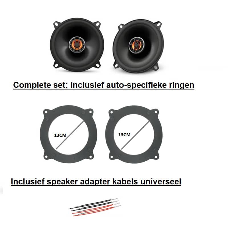 Citroën Nemo 2008-2020 speakers – high end pakket