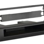 1-DIN PANEEL MET AFLEGBAKJE. AUDI A1 2010-2018 KLEUR: ZWART