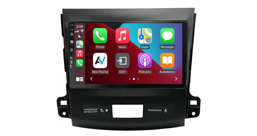 Outlander 2006 Android Mitsubishi Outlander XL 2006–2012 carplay en Android navigatie