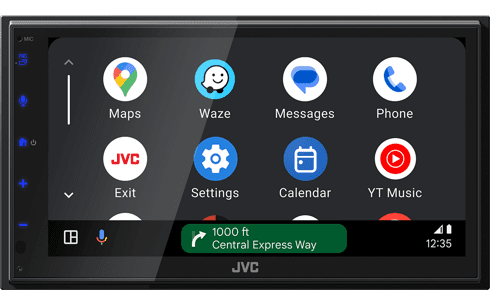 KW M695DBT AA Home screen FRONT