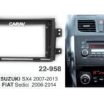 Los 9-inch frame geschikt voor de SX4 2007-2013 Fiat Sedici