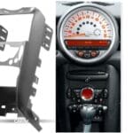2-din inbouwframe / paneel Minicooper R55 R56 R57 R58 met auto airco
