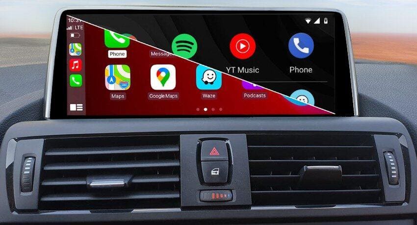 BMW f20 Dash carplay 860x450
