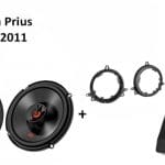 Toyota Prius speakers + Subwoofer 200Watt Audio upgrade JBL premium 180W / 60Watt RMS + ringen