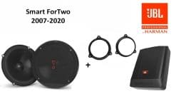 Smart ForTwo speakers + Subwoofer 200Watt Audio upgrade JBL 225W / 45Watt RMS + ringen