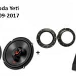 Skoda Yeti speakers + Subwoofer 200Watt Audio upgrade JBL premium 180W / 60Watt RMS + ringen