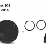 Peugeot 308 speakers + Subwoofer 200Watt Audio upgrade JBL 225W / 45Watt RMS + ringen