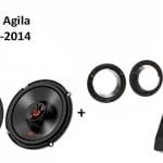 Opel Agila speakers + Subwoofer 200Watt Audio upgrade JBL premium 180W / 60Watt RMS + ringen