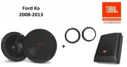 Ford Ka speakers + Subwoofer 200Watt Audio upgrade JBL 225W / 45Watt RMS + ringen