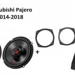 Mitsubishi Pajero speakers + Subwoofer 200Watt Audio upgrade JBL premium 180W / 60Watt RMS + ringen