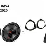 Toyota RAV4 speakers + Subwoofer 200Watt Audio upgrade JBL premium 180W / 60Watt RMS + ringen