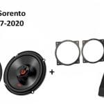 Kia Sorento speakers + Subwoofer 200Watt Audio upgrade JBL premium 180W / 60Watt RMS + ringen