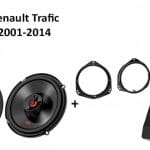 Renault Trafic speakers + Subwoofer 200Watt Audio upgrade JBL premium 180W / 60Watt RMS + ringen