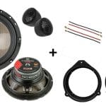 Audi A3 speakers (2003-2013) Audio upgrade Audio System 120W / 80Watt RMS + ringen