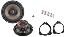 Citroën Berlingo voordeur speakers (2008-heden) Audio upgrade Audio System 110W / 70Watt RMS + ringen