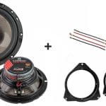 Citroën Berlingo speakers voordeur (2008-heden) + Subwoofer 200Watt Audio upgrade Audio System 110W / 70Watt RMS + ringen