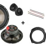 Fiat Stilo speakers + Subwoofer 200Watt Audio upgrade Audio System 120W / 80Watt RMS + ringen (bj 2001 - 2008)